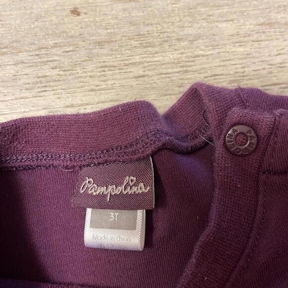 Pampolina Purple Beaded Shirt Size 3T - Picture 4 of 5